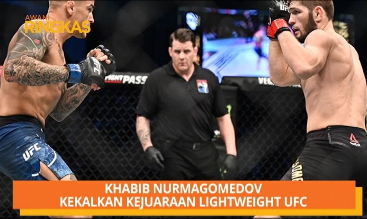 AWANI Ringkas: Khabib Nurmagomedov kekalkan kejuaraan lightweight UFC
