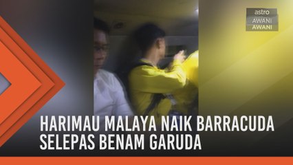 Harimau Malaya naik Barracuda selepas benam Garuda