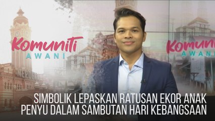 #KomunitiAWANI: Simbolik lepaskan ratusan ekor anak penyu dalam sambutan Hari Kebangsaan