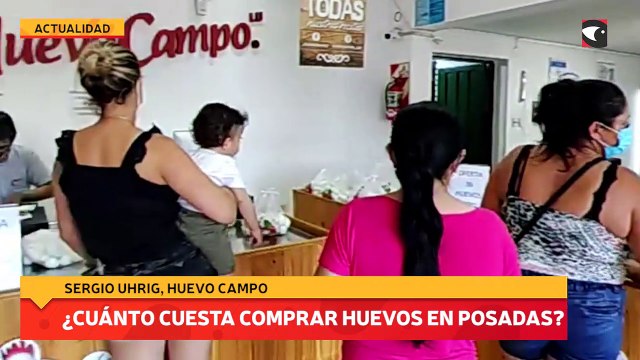 ¿Cuánto cuesta comprar huevos en Posadas?