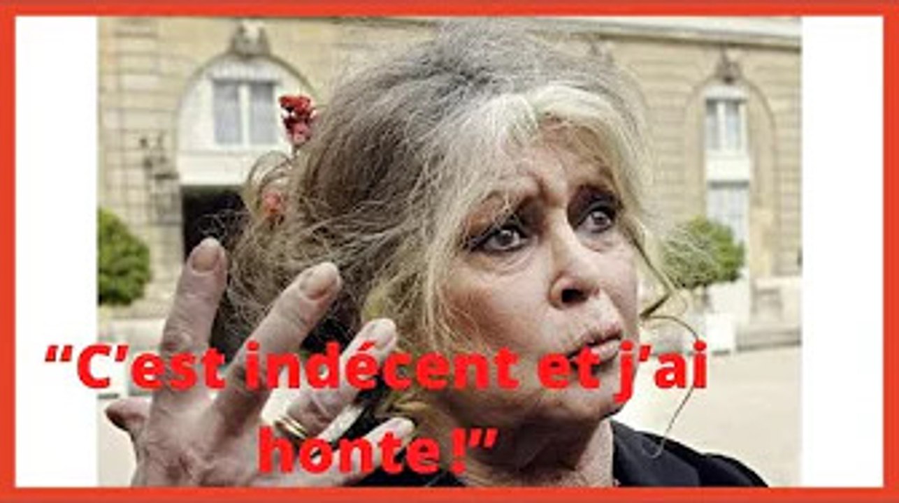 “C’est indécent et j’ai honte !” : Brigitte Bardot pousse un gros coup de gueule