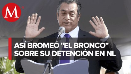 ¡Fiscales, no me busquen, yo solito me entrego!: 'El Bronco'