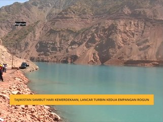 Tajikistan sambut Hari Kemerdekaan, lancar turbin kedua Empangan Rogun