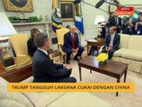 Trump tangguh laksana cukai dengan China
