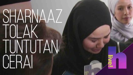 hLive! - Sharnaaz Ahmad tolak tuntutan cerai Noor Nabila