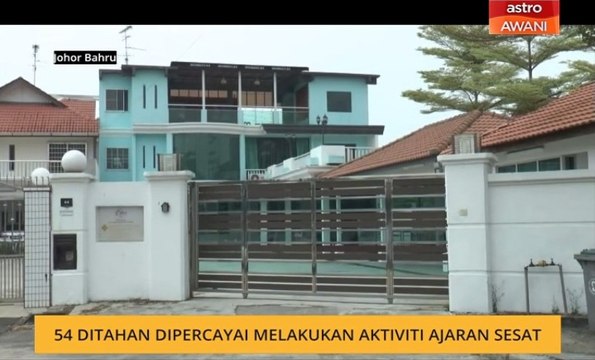 54 ditahan dipercayai melakukan ajaran sesat