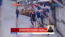 Pandurukot sa isang lalaki, na-hulicam; 2 suspek, arestado | UB