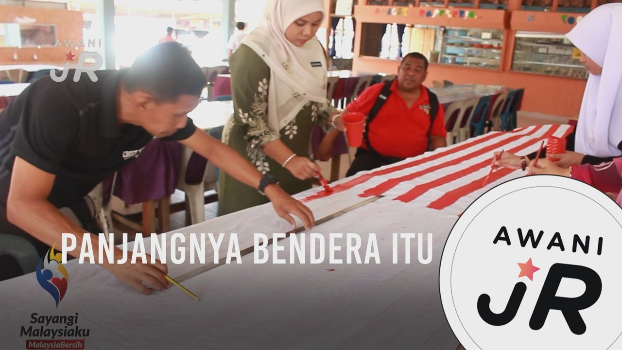 #AWANIJr: Panjangnya Bendera Itu