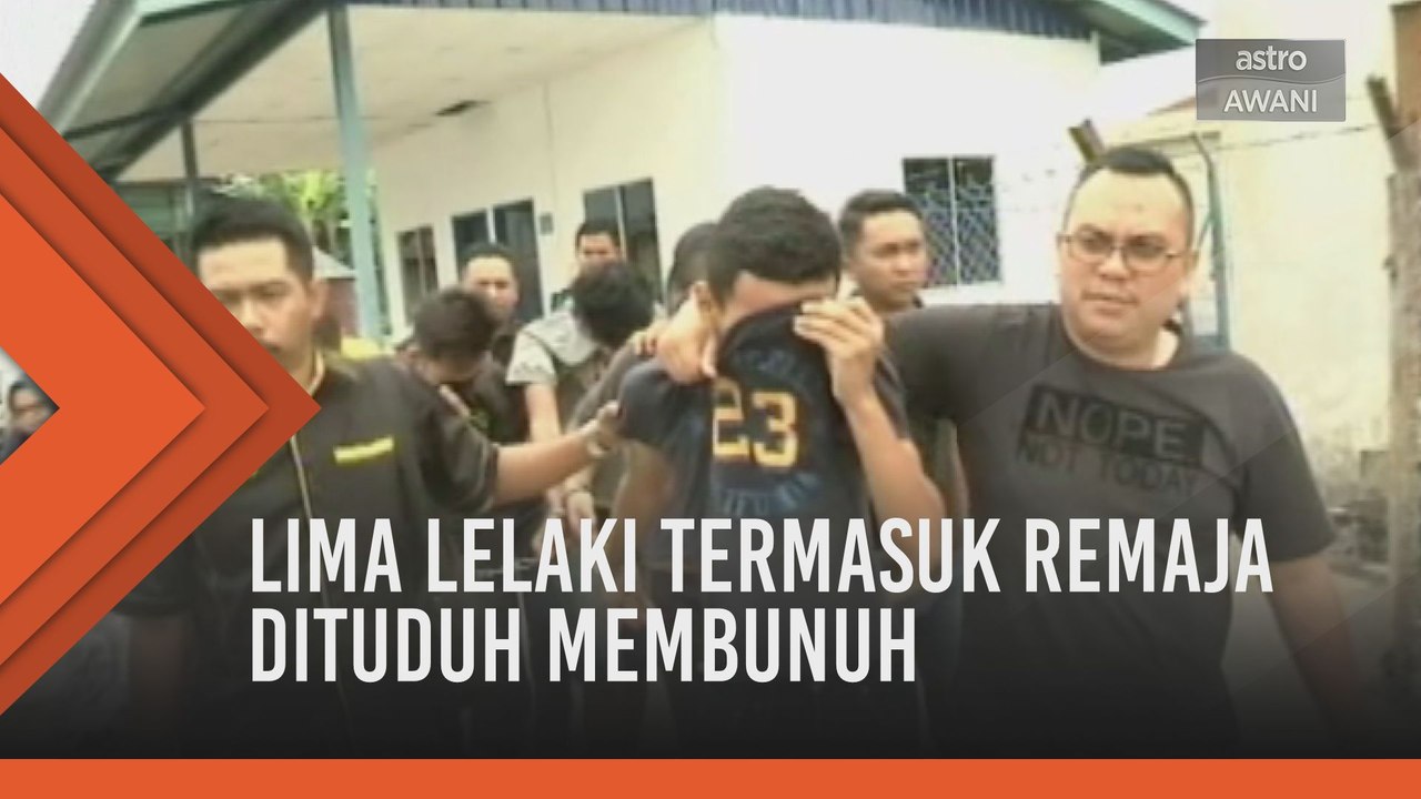 Lima lelaki termasuk remaja dituduh membunuh