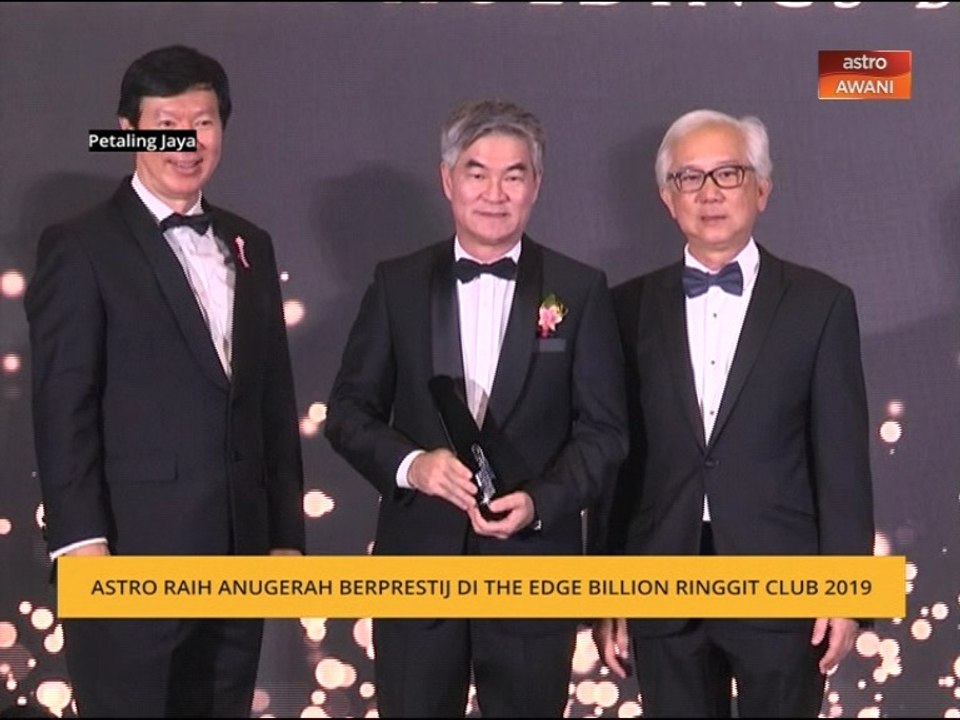 Astro raih anugerah berprestij di The Edge Billion Ringgit Club 2019