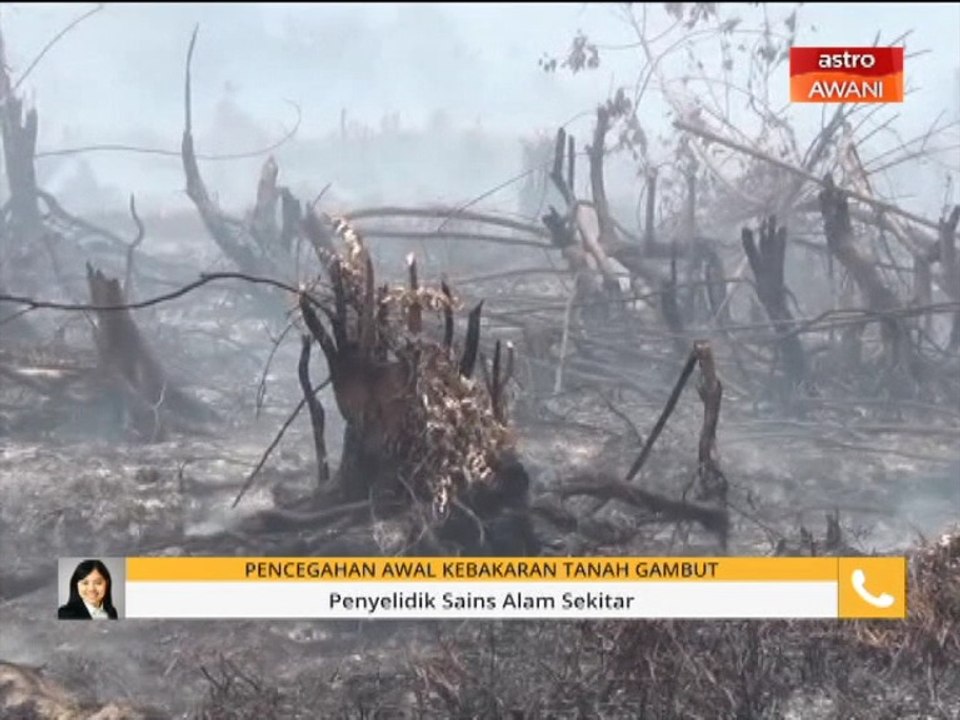 Pencegahan awal kebakaran tanah gambut