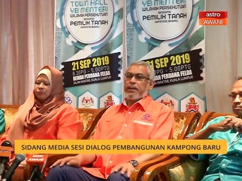 Sidang Media Sesi Dialog Pembangunan Kampong Bharu