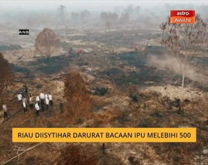 Riau diisytihar darurat bacaan IPU melebihi 500