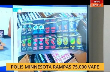 Polis Minnesota rampas 75,000 vape