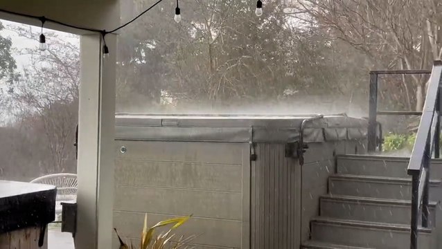 Hail pounds the Northwest as stormy pattern continues