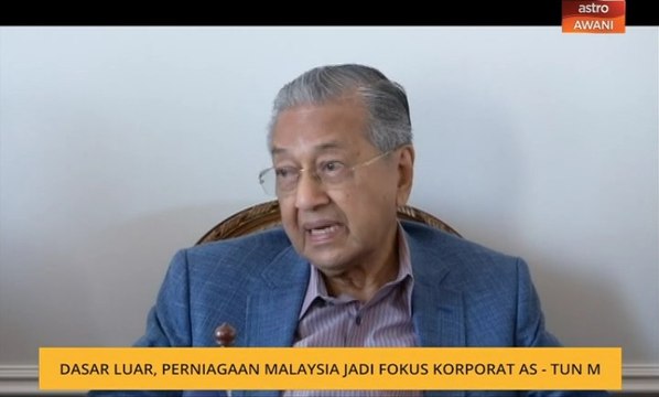 Dasar luar, perniagaan Malaysia jadi fokus korporat AS - Tun M