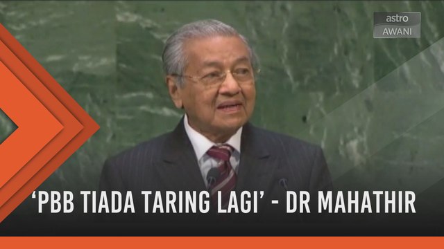 'PBB tiada taring lagi' - Dr Mahathir