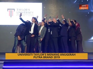 Universiti Taylor's menang Anugerah Putra Brand 2019