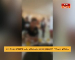Kes tidak hormat lagu Negaraku dirujuk Pejabat Peguam Negara
