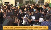 Ratusan pelajar adakan protes bantah tindakan polis