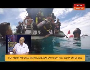 UMT anjur program menyelam dasar laut buat kali kedua untuk OKU