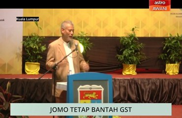 Niaga AWANI: Jomo tetap bantah GST