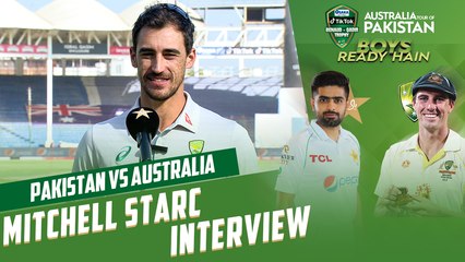 Mitchell Starc Chats with Zainab Abbas About Australia's Plans for the Day
