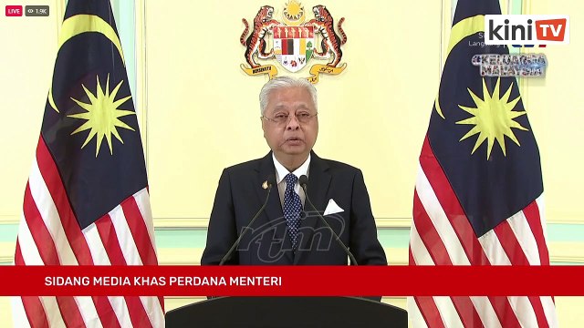 [LIVE 1:30 pm] Sidang media khas Perdana Menteri Ismail Sabri Yaakob