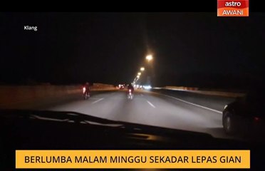Berlumba malam minggu sekadar lepas gian