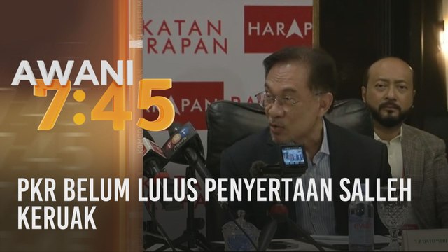 PKR belum lulus penyertaan Salleh Keruak