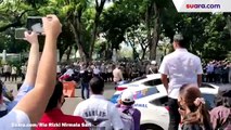 Detik-detik Jokowi Lepas Rombongan Pebalap MotoGP di Depan Istana Negara