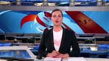 Rus devlet televizyonu canlı yayınında 'savaşa hayır' protestosu yapan editör, 30 bin ruble para cezasına çaptırıldı