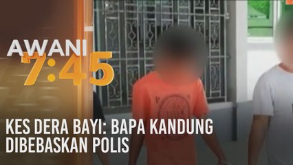 Kes dera bayi: Bapa kandung dibebaskan polis