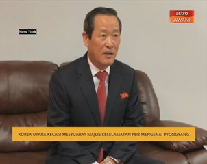 Korea Utara kecam mesyuarat Majlis Keselamatan PBB mengenai Pyongyang