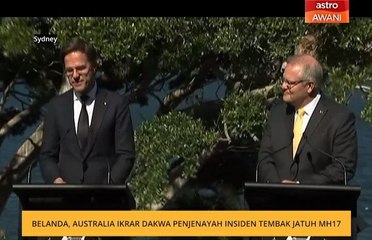 Belanda, Australia ikrar dakwa penjenayah insiden tembak jatuh MH17