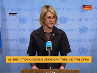 AS, Rusia tidak sokong serangan Turki ke atas Syria