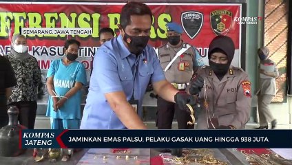 Jaminkan Emas Palsu, Pelaku Gasak Uang Hingga Rp 938 Juta