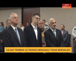 Lelaki tembak 22 orang mengaku tidak bersalah