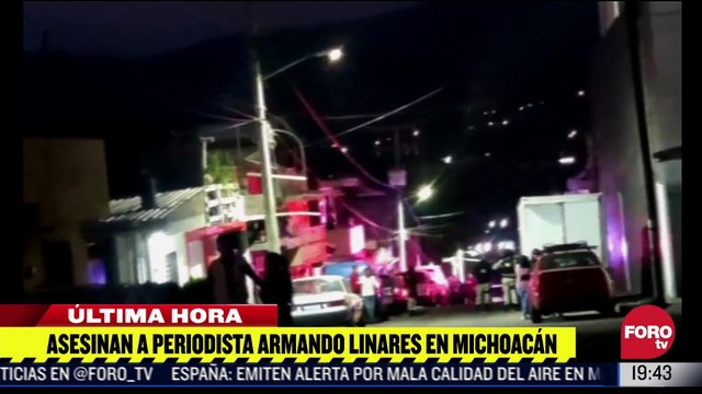 Le journaliste Armando Linares, directeur du site d'informations Monitor Michoacan, a été assassiné au Mexique, ce qui porte à huit le nombre de journalistes tués dans ce pays en 2022