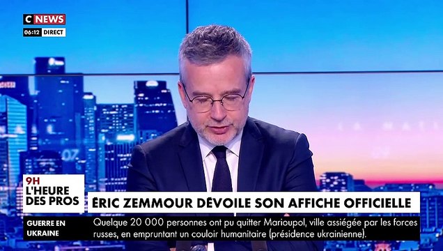 Election présidentielle: Le candidat Eric Zemmour a présenté son affiche officielle et son nouveau slogan pour le premier tour du scrutin