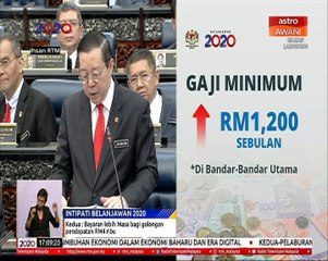 Kerajaan cadang gaji minimum ditingkatkan pada kadar RM1,200 sebulan hanya di wilayah bandar-bandar utama