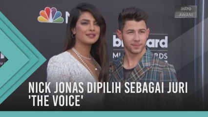 #AWANIByte: Nick Jonas dipilih sebagai juri 'The Voice'
