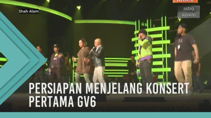 Persiapan menjelang konsert pertama GV6