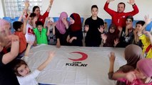 Son dakika haberleri: KIRKLARELİ - Türk Kızılay savaş mağduru çocukları mutlu etmek için çalışıyor
