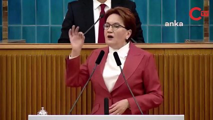 Meral Akşener dayanamadı kürsüde Müslüm Gürses'in şarkısı söyledi: "Millete çakanlara..."