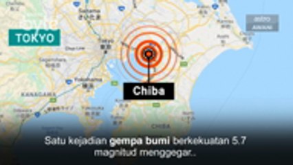 #AWANIByte: Gempa bumi sekuat 5.7 magnitud landa timur Tokyo