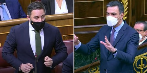 Santiago Abascal abochorna a Pedro Sánchez y le pide el cierre del ministerio de Irene Montero
