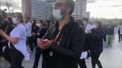 Hekimler, Sağlık Bakanlığı'na yürüdü: Kaza değil, cinayet