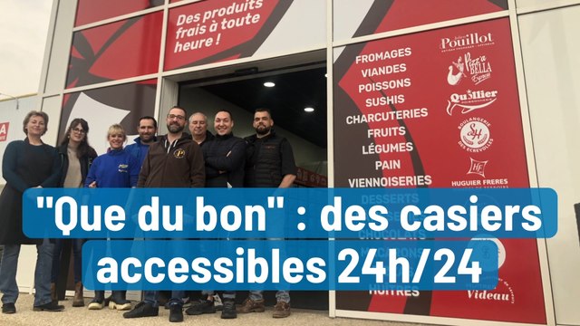 Que du bon : des casiers accessibles 24h/24