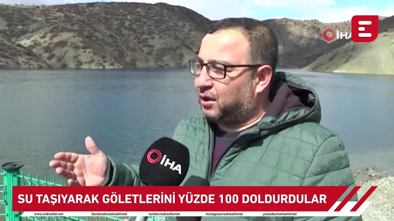 Su taşıyarak göletlerini yüzde 100 doldurdular